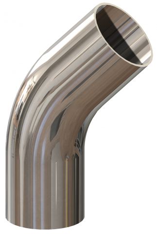 45 Deg Weld Elbows - T2KS - PM Finish SF4